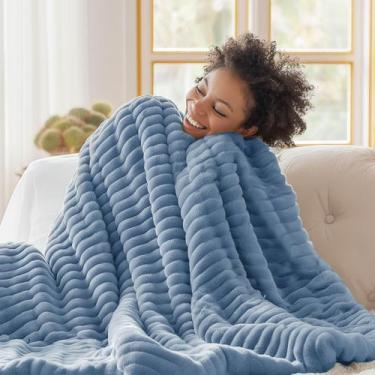 Imagem de Cobertor Leve Bedsure para Sofá - 50x60cm - Macio e Aconchegante