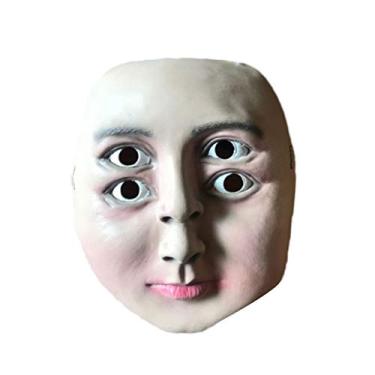 Imagem de Máscara de terror de Halloween Decorações Máscara de Látex com Quatro Olhos Suprimentos para Cosplay