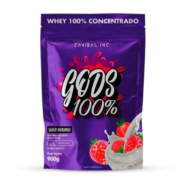 Imagem de Gods Whey 100% 900g (Refil) Proteina concentrada-Unissex