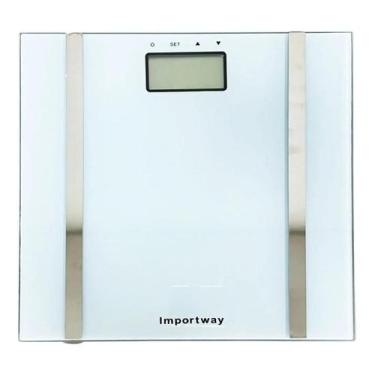 Imagem de Balança Corporal Digital Bioimpedância Até 180 Kg Importway, Branco
