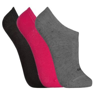 Imagem de Kit 3 Pares Meia AF Sapatilha 03271-089 Lupo Sport, M - 37 Ao 40, Pret