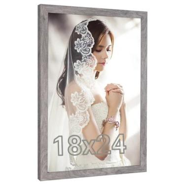 Imagem de Porta-retratos JDZIVTOP 45x60cm Cinza rústico 18x24in