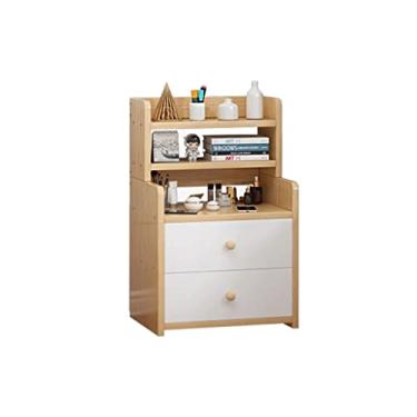 Imagem de Sofá, mesa de cabeceira estilo nórdico, sala de estar, quarto, prateleira de cabeceira elevada, armário criativo, mesa de cabeceira com gavetas, mesa pequena (pequena)