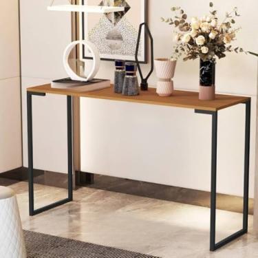 Imagem de Aparador Sala Organizador Cantinho do Café Móveis 90cm x 35cm(Amadeirado)