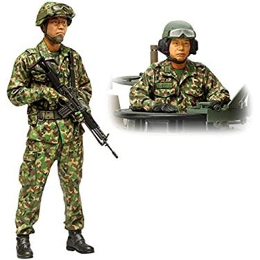 Imagem de Dickie-Tamiya 300036316 - plástico em escala 1: 16 figuras JGSDF Char ocupação, 2