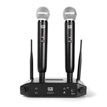 Imagem de Microfone sem Fio Profissional VOCALE DUO com Dois Bastões (A 630.2-645.6MHz)