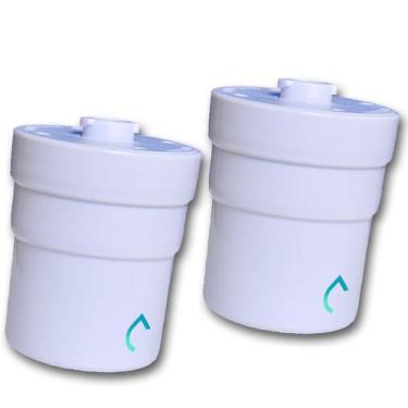 Imagem de Kit 2 Refil Filtro Purific Compatível Purificador Rosca Encaixe Branco