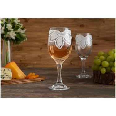 Imagem de Jogo de Taças de Vidro Mandacaru Martha Medeiros 400ml 6 Peças, Transp