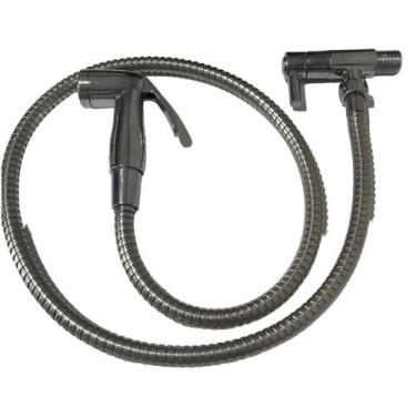 Imagem de Ducha Higiênica ABS Cromada 1,20 Cm Registro redondo E Suporte - Ju me