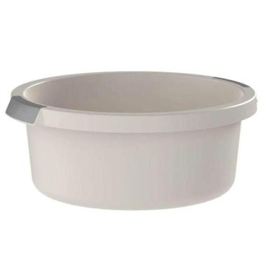 Imagem de Bacia Flow 5L Bege Ou com Pega Ergonômica e Gradação de Litros Lavande