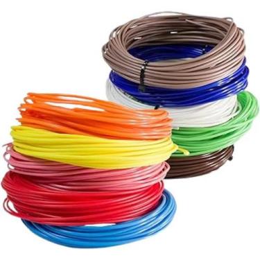 Imagem de Kit Conjunto com 20 Filamentos Para Caneta Impressora 3D - Compre Já F