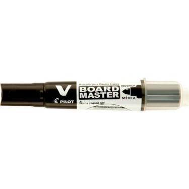 Imagem de Pincel Quadro Branco Pilot V Board Master WBMA-VBM Preto - Recarregáve