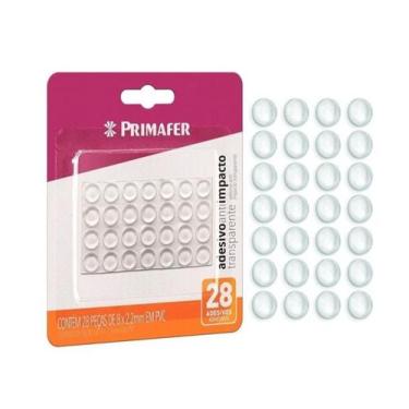 Imagem de Protetor transparente anti-impacto com adesivo 28 pçs - 2141 primafer