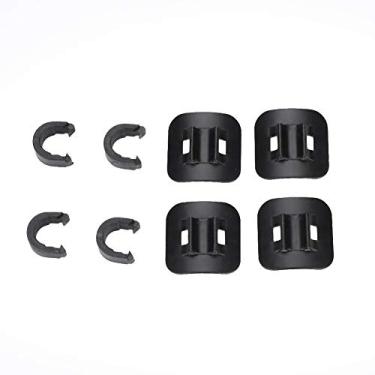 Imagem de Guia de Cabo de Freio, Guia de Cabo de Fita Adesiva Dupla Face de Liga de Alumínio para Ciclismo de Montanha