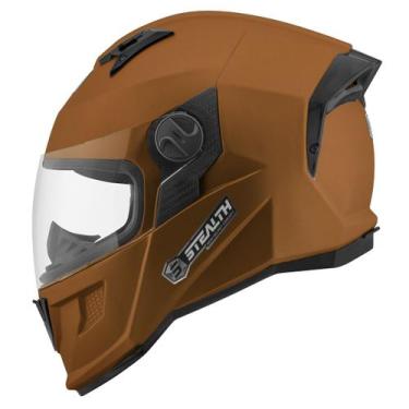 Imagem de Capacete Moto Fechado Stealth Solid Fosco Pro Tork Masculino Feminino 