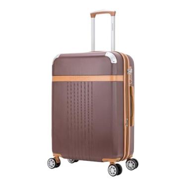 Imagem de Santino Mala de Viagem Grande Athena Rígida ABS, Para Despacho 32kg, com 4 Rodas Duplas 360º, Cadeado TSA e Zíper Expansível