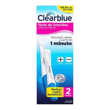 Imagem de Clearblue teste de gravidez detecção rápida com 2 unidades