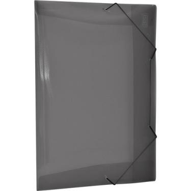 Imagem de Pasta Aba Elástico Polipropileno 0,35 Ofício Fumê - Tilibra, Único