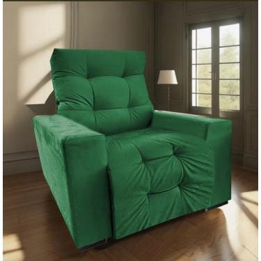 Imagem de Poltrona Retratil e Reclinavel com Rodape de Apoio Para os Pes Cris - 