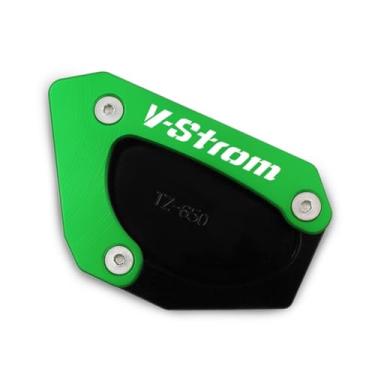 Imagem de Acessórios para motocicletas Placa de extensão para descanso lateral, placa ampliadora, suporte para descanso lateral, para Suzuki DL650 V-Strom Vstrom 650 2012-2023