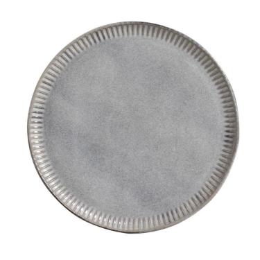 Imagem de Prato Sobremesa 21.5cm 1461115801 Cerâmica Dust Cinza Porto Brasil