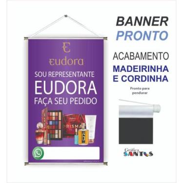 Imagem de Banner pronto Eudora BA 356 medida 45x70 cm arte pronta