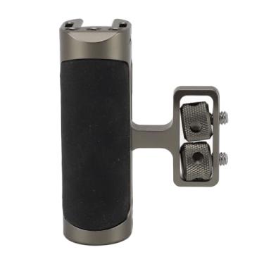 Imagem de Qiilu Alça de Gaiola da Câmera de Silicone Grip, Ergonômica, Montagem Fria de Sapato, Orifício de Parafuso 1/4, Instalável No Lado Esquerdo e Direito do Corpo da Câmera, Adequado para (Verde escuro)