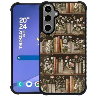 Imagem de DAIZAG Capa para Samsung Galaxy S24 Plus/S25 Plus, capa protetora antiderrapante com absorção de choque de quatro cantos para meninas e meninos - estante floral para amantes de plantas