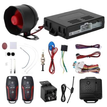 Imagem de Entrada Sem Chave, Partida Remota e de Alarme de Carro Com Entrada Passiva Sem Chave, Eletrônica Automotiva Integrada Multifuncional Adequada para Todos Os Carros de 12V