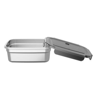 Imagem de Lunheat Lancheira elétrica sem fio, recipiente para alimentos, capacidade de 1,2 L, incluindo tampa, válvula de pressão de ar