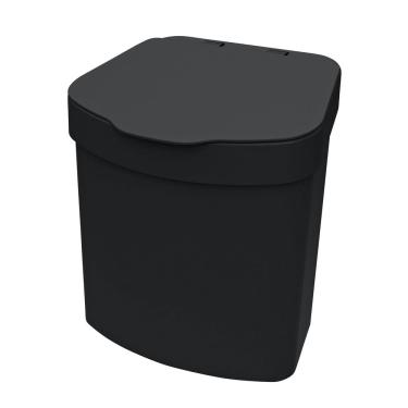 Imagem de Lixeira 2,5 litros Preta plastico future