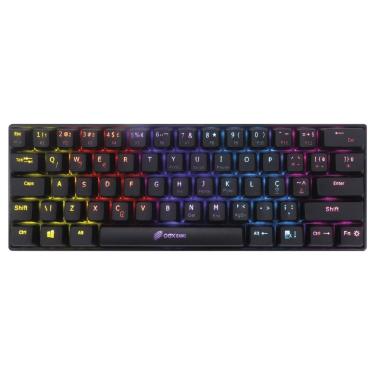Imagem de Mini Teclado Gamer Mecanico Outemu Red Preto