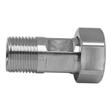 Imagem de ZJchao Encaixe de Tubulação de Aço Inoxidável, Adaptador de Junção de Extremidade de Encanamento Durável para Componentes de Banheira de Hidromassagem de Spa, Acessórios de Conexão de (G1/2 a G3/4)