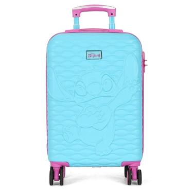 Imagem de Mala Luxcel De Bordo Stitch E Angel C/Rodas Mf10519Sc-Feminino
