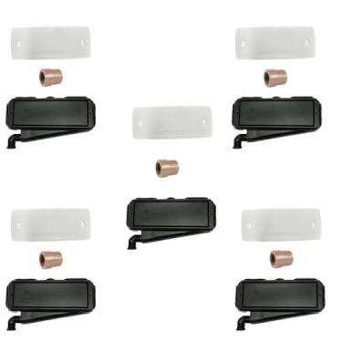 Imagem de Cinco Kits Caixa de Passagem Split POP + Tampa Split POP TPP003 + Luva