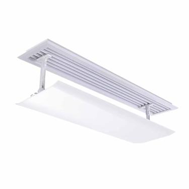 Imagem de Defletor de ar condicionado ajustável, defletor universal de ar condicionado de 86 cm para controle de direção do vento, redirecionamento de sistema de resfriamento e aquecimento doméstico