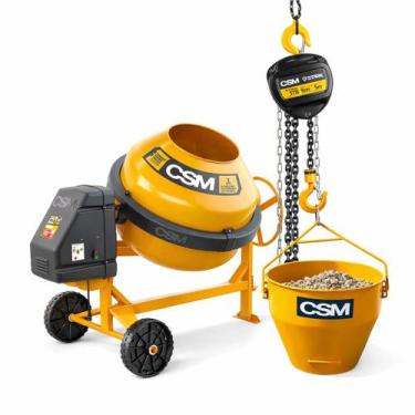 Imagem de Kit Obra CSM Betoneira 400L 1 Traço + Talha 1T + Caçamba 50L