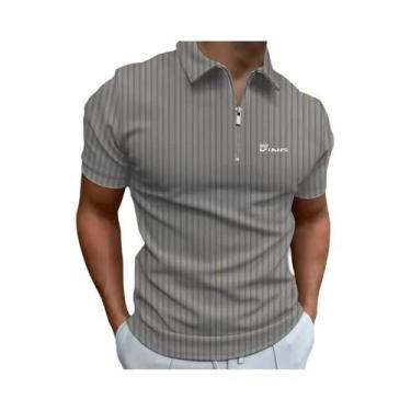 Imagem de Camisas Polo Masculinas De Verão Luxo Leve, Manga Curta, Moda Para Gol