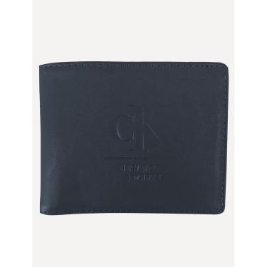 Imagem de Carteira Calvin Klein Jeans Couro CKJ New York Azul-Masculino