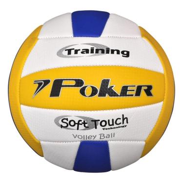 Imagem de Bola Vôlei Poker Training Oficial - Amarelo+Branco-Unissex