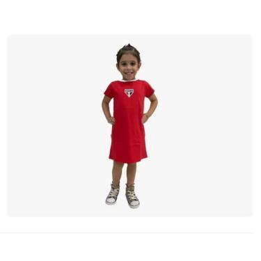 Imagem de Vestido São Paulo Infantil Licenciada Oficial Revedor SP0680-Unissex