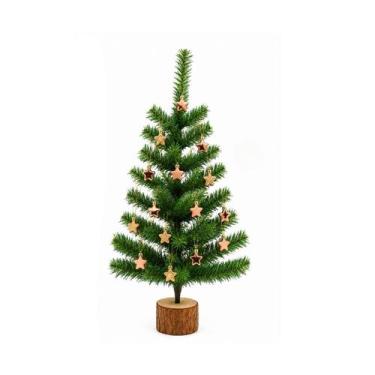 Imagem de Mini Árvore de Natal 60cm com 65 Galhos e 12 Estrelas 4cm - Wincy Nata