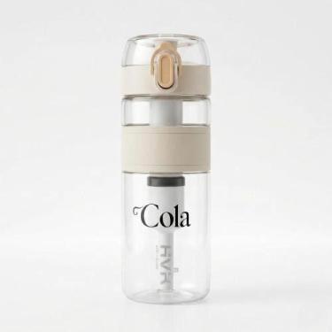 Imagem de Garrafa 600ml Off White com Filtro de Carvão Ativado até 1200L - Cola