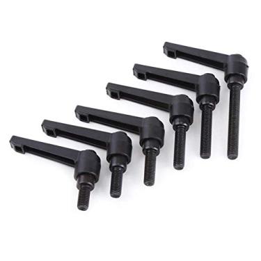 Imagem de M8 16-60mm Alavanca de Fixação Maquinaria Catraca Rosca Macho Rosca Ajustável Alavanca de Bloqueio de Rosca Externa Alavanca de Fixação Rosca Botão de Pressão(M8*40)