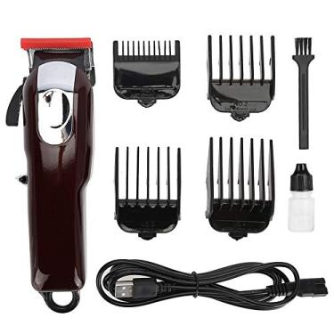 Imagem de Aparador de cabelo USB elétrico sem fio conjunto de cortadores de cabelo para máquina de cortar cabelo Schneider Electric corte de cabelo masculino profissional conjunto de 9