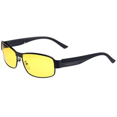 Imagem de Óculos de sol polarizados para homens, moda feminina, armação quadrada, raios retrô clássicos, designer, óculos de sol para condução, óculos de proteção UV400, noite preta, Z