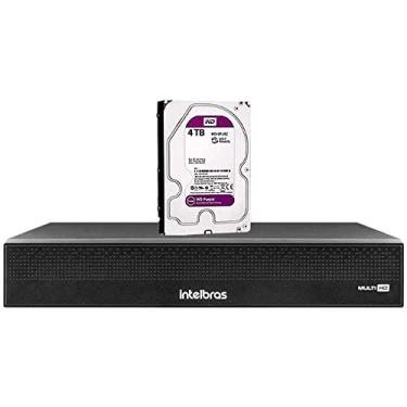 Imagem de Dvr Gravador de Vídeo Intelbras MHDX 3116-C 16 Canais Full HD 1080p com Compressão H.265+ e Inteligência Artificial + HD 4TB Purple