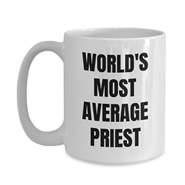Imagem de Caneca de padre - xícara de café - sacerdote mais médio do mundo - presentes de padre