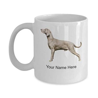 Imagem de Caneca personalizada para cães Weimaraner - Caneca personalizada para cães Weimaraner - Caneca de café personalizada - Caneca de café de 325 ml