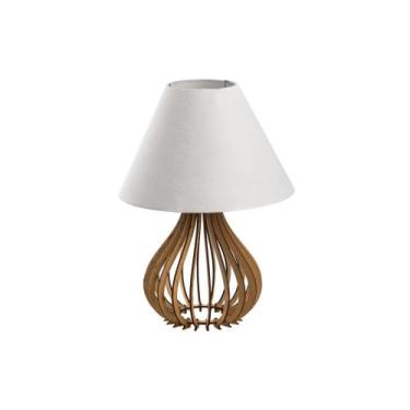 Imagem de Luminária De Mesa Decoração Para Cabeceira Cama Decorativo M-Cru - Cas